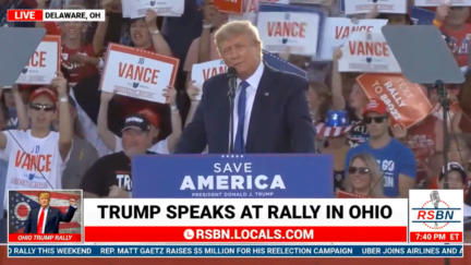 Donald Trump speaks at Ohio rally