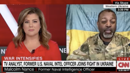 Malcolm Nance Talks to CNN About Joining Ukraine's Foreign Legion