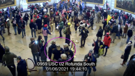 ABC News reported Brian Ulrich, 44, was among a group on Jan. 6, 2021 which engaged in seditious activities at the U.S. Capitol.