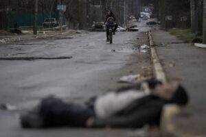 Civilians killed in Bucha, a suburb of Kyiv