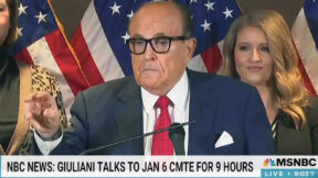 Rudy Giuliani Talks to Jan 6 Committee for Nine Hours