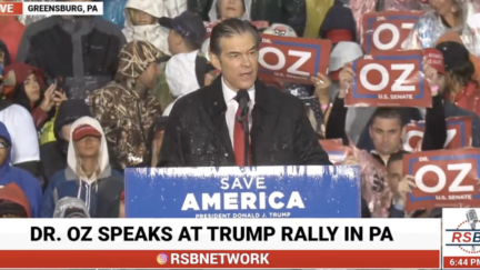 Dr. Oz Booed at MAGA Rally Despite Trump Endorsement
