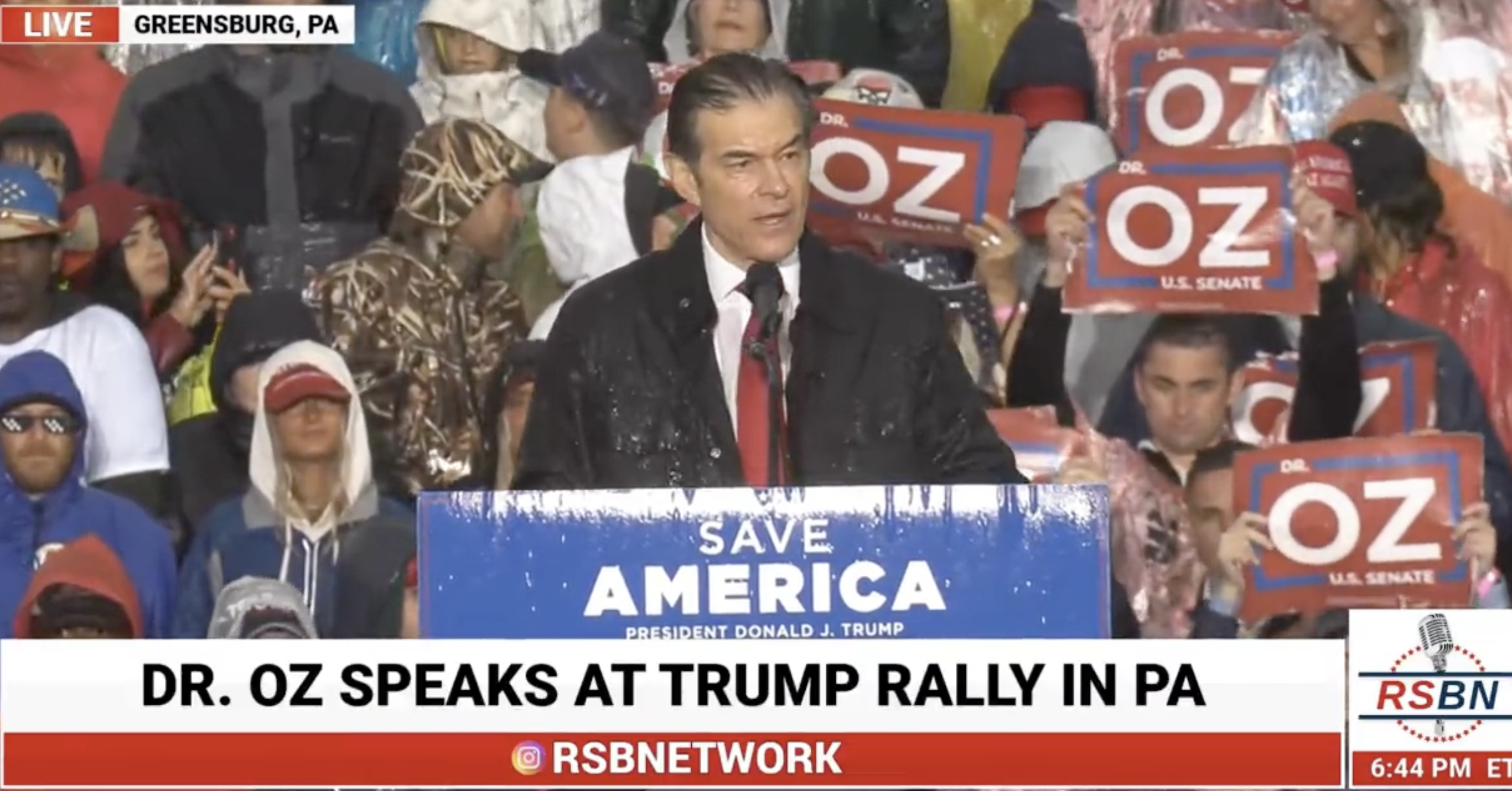 Dr. Oz Booed at MAGA Rally Despite Trump Endorsement