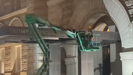 Trump Hotel DC sign comes down on May 11