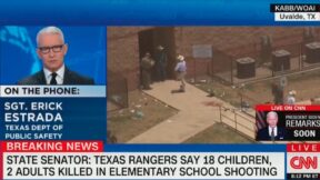 Anderson Cooper talking about Texas shooting