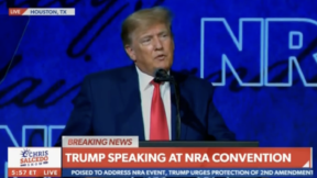 Trump Rips Biden's 'Divisive' Gun Rhetoric at NRA Convention: 'Has No Place in Our Politics'