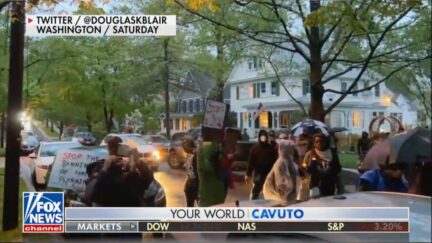 Protests outside SCOTUS justice's home