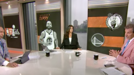 Stephen A. Smith and Chris “Mad Dog” Russo on ESPN's First Take on June 1