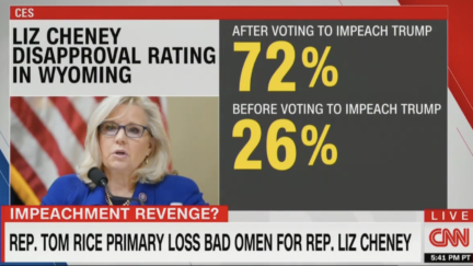 CNN Reports Liz Cheney Has 10% Chance of Winning Primary