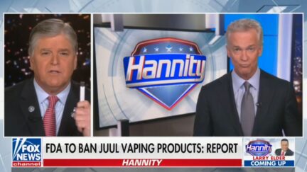 Sean Hannity pledges to vape