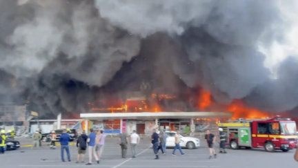 Missile Hite Ukrainian Shopping Center