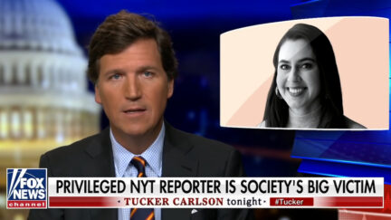 Tucker Carlson and Taylor Lorenz Appearing at Same Media Event