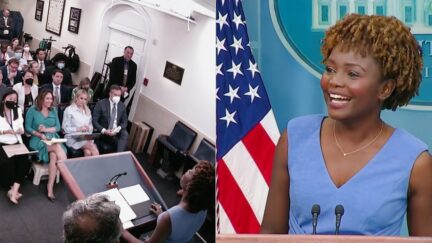 'I Missed the Joke!' White House Reporters and Biden Spox Jean-Pierre Share Laugh Over Question About Steve Bannon Guilty Verdict