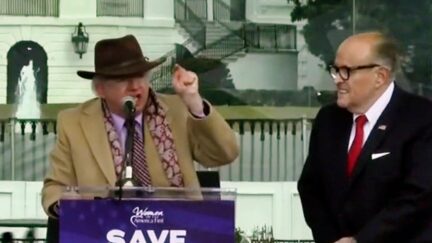 John Eastman at Trump rally Jan 6