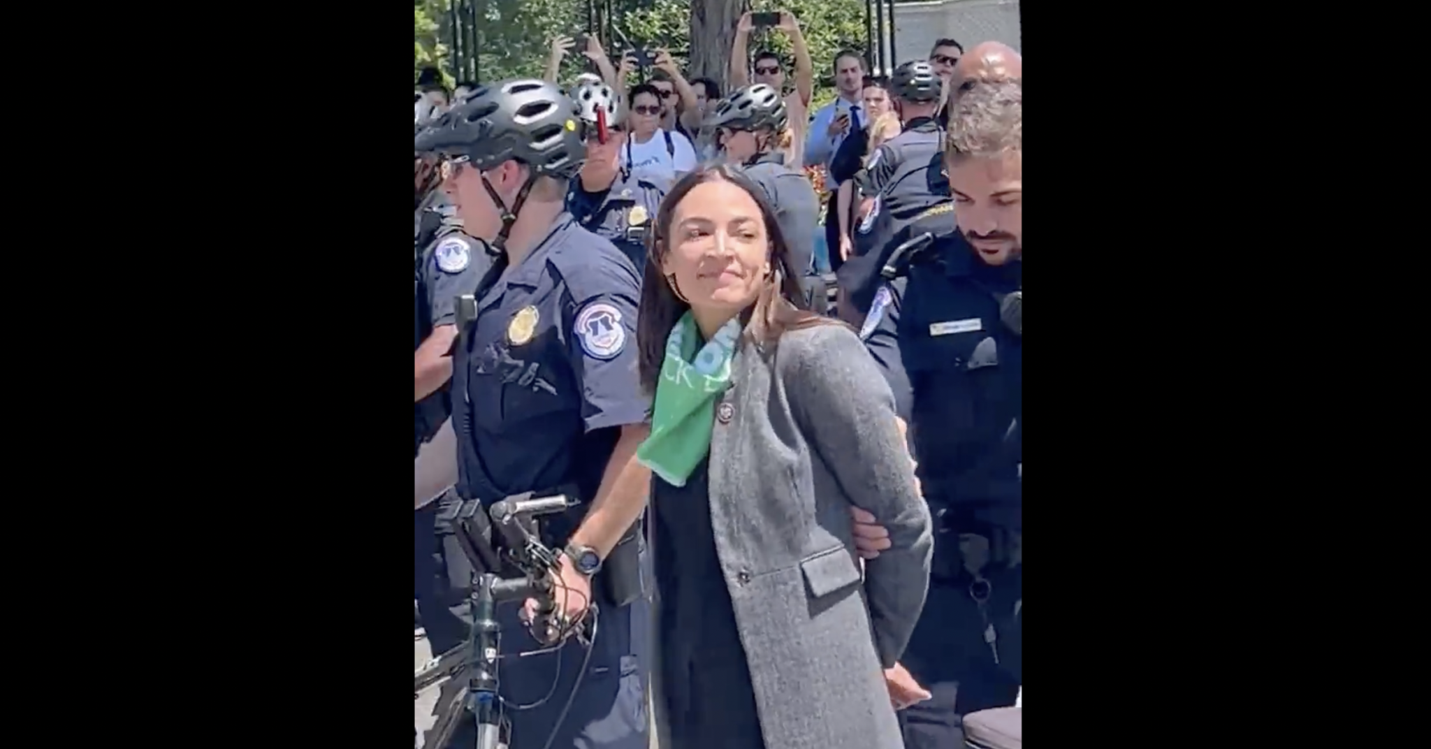 WATCH: AOC Escorted Away From Supreme Court By Police