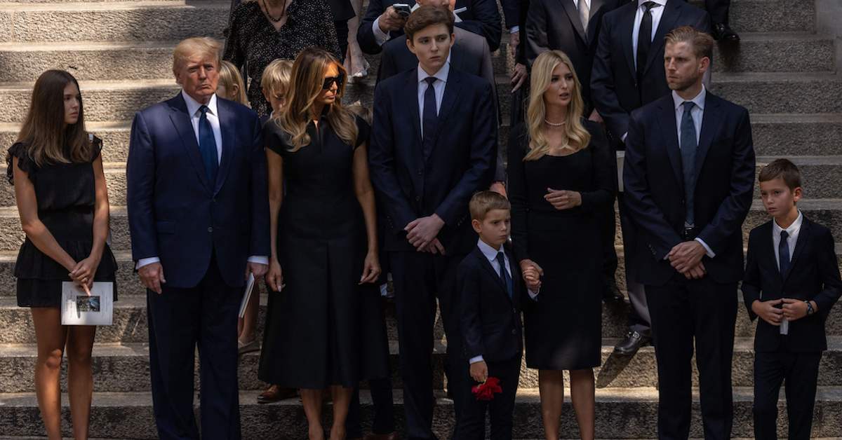 Ivana Trump's Funeral Featured a Hillary Clinton Photoshop