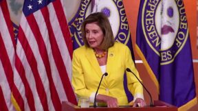 WATCH - Reporters Bust Out Laughing at Nancy Pelosi's Answer to 'Is Trump a Crook'
