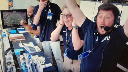 Adam Witten and App State announcers