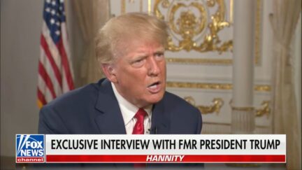 Trump on Hannity on Sept. 22