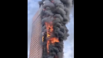 WATCH: Terrifying Fire Consumes 42-Story Skyscraper in China