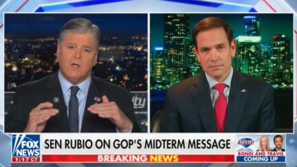Sean Hannity and Marco Rubio