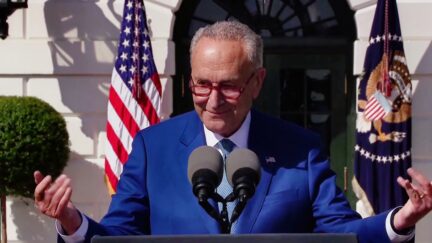 WATCH Schumer Relishes Jeers As He Lashes Out at 'MAGA Republicans' Over National Abortion Ban