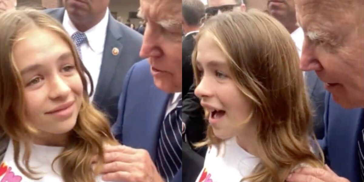 WATCH: Clip of Biden Advising Young Girl ‘No Serious Guys Until You’re 30’ Goes Viral on Right Wing Twitter