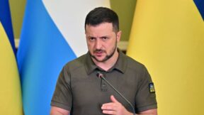 Ukrainian President Volodymyr Zelensky