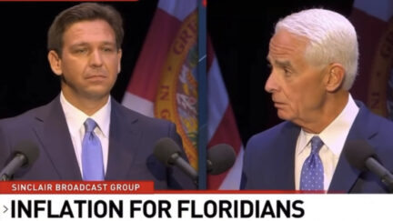 ‘Worn Out Old Donkey’: DeSantis Gets Testy in Debate After Crist Asks If He’s Running for President in 2024