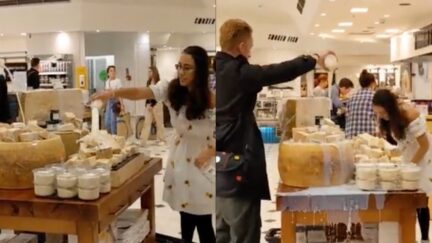 WATCH: Climate Protesters Dump Milk Over UK Stores