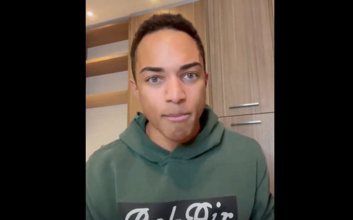 Christian Walker addresses his father