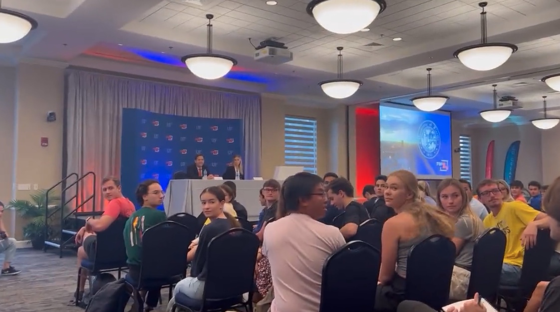 University of Florida Students Crash Event to Protest Appointment of Republican Senator as President: ‘Ben Sasse Has Got to Go!’