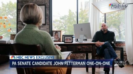 John Fetterman on NBC Nightly News
