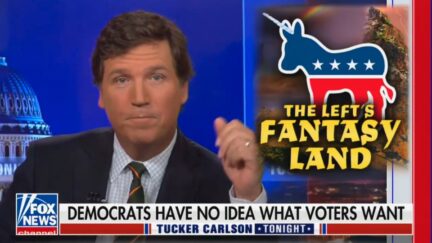 Tucker Carlson Leans Into Q-Anon Conspiracy Theory, Says Democratic Party Is ‘A Child Sacrifice Cult’ (mediaite.com)