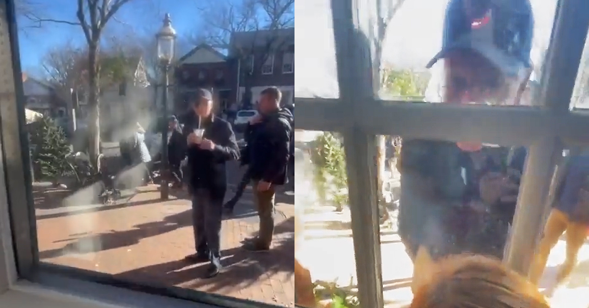 ‘Oh My God!’ Kids Go Nuts When Biden Greets Them Through Window at Nantucket Restaurant