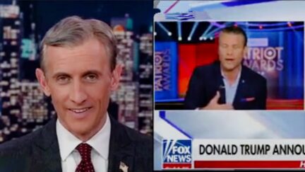 Dan Abrams Can't Contain A Laugh at Fox News Hosts 'Groveling' To Trump During Launch Speech