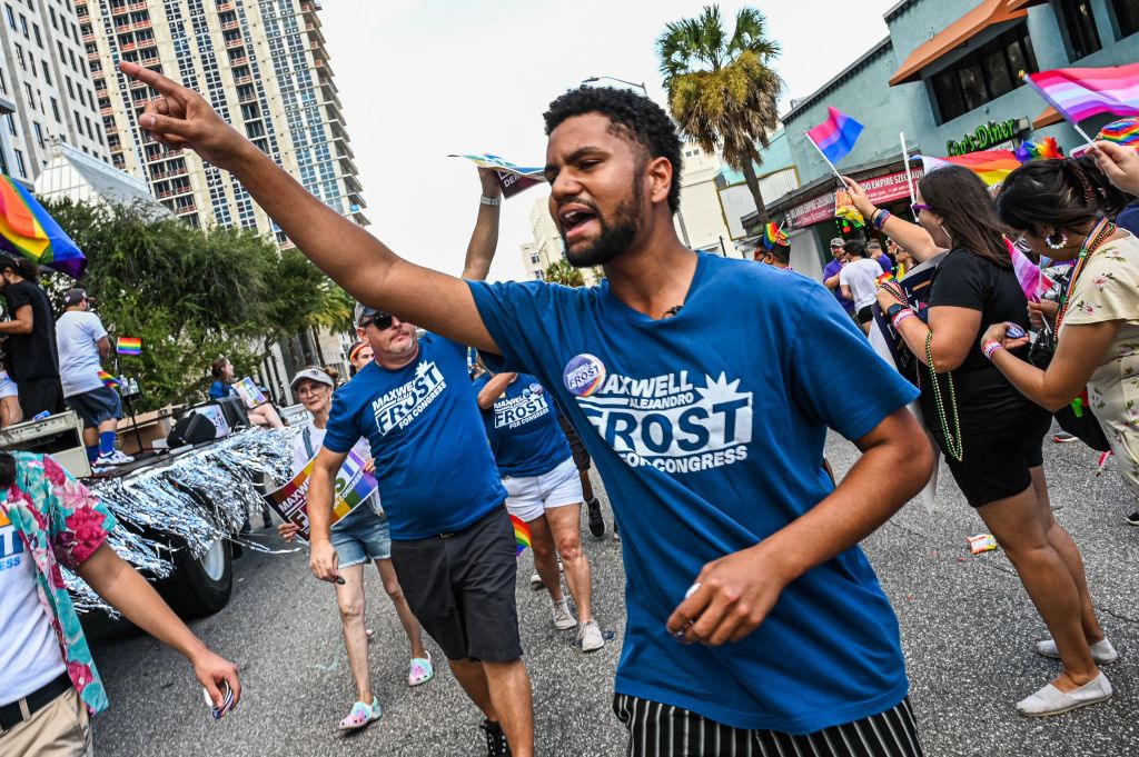Maxwell Frost at Orlando Pride Parade