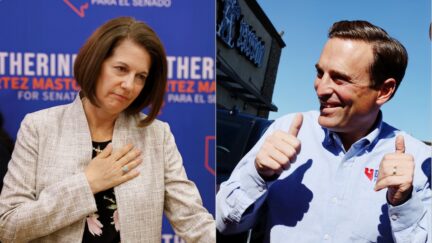 Sen. Cortez-Masto result vs Adam Laxalt In Nevada Senate Race, OUTLET Projects getty images split image