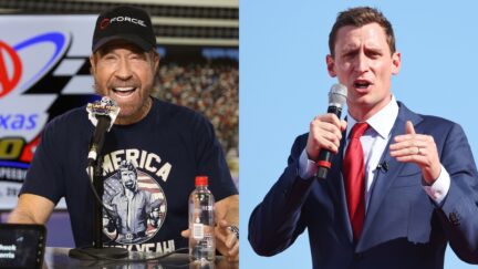 Chuck Norris Endorses Blake Masters, Trends on Twitter