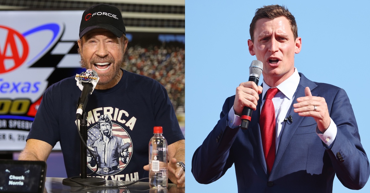 Chuck Norris Endorses Blake Masters, Trends on Twitter