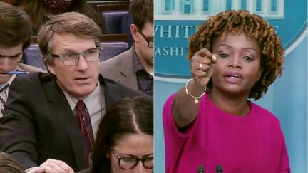 Biden Spox Jean-Pierre Blows Off Anti-Marriage-Equality Reporter While He's Still Asking About 'Discrimination' Against Bishops