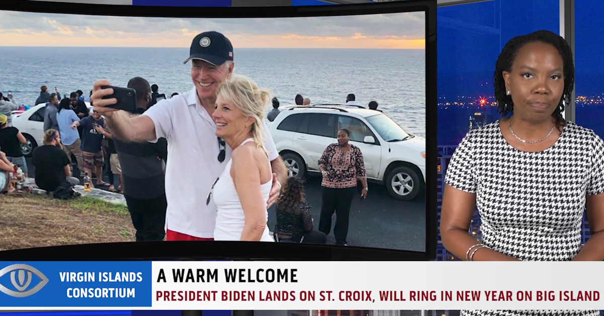 President Joe Biden and the First Family arrived in St. Croix the last week of December