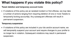 twitter's new policy restricting promoting other social media accounts