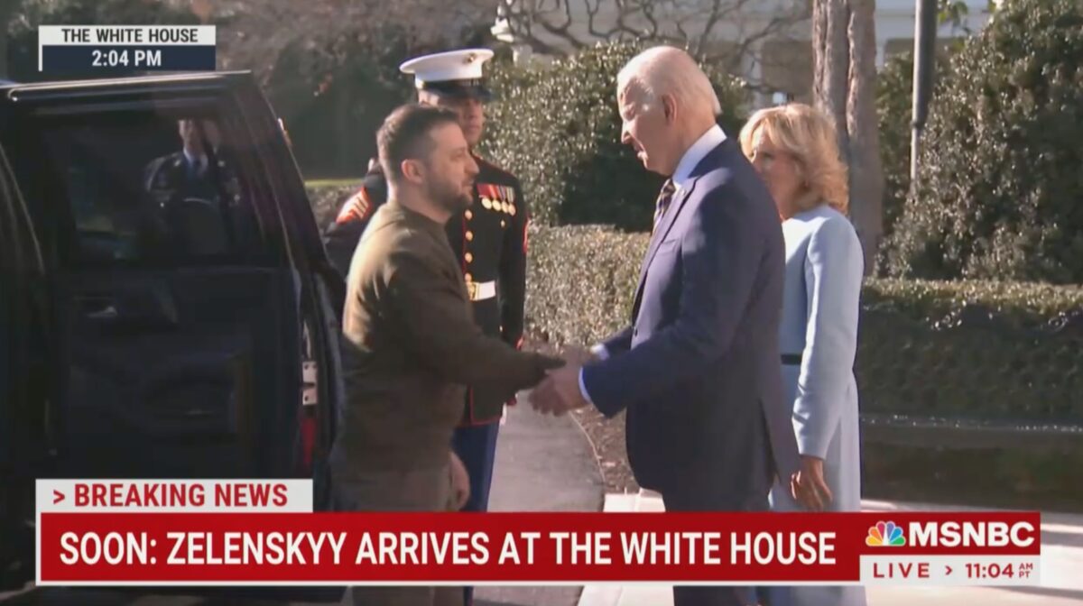 Volodymyr Zelensky at the White House