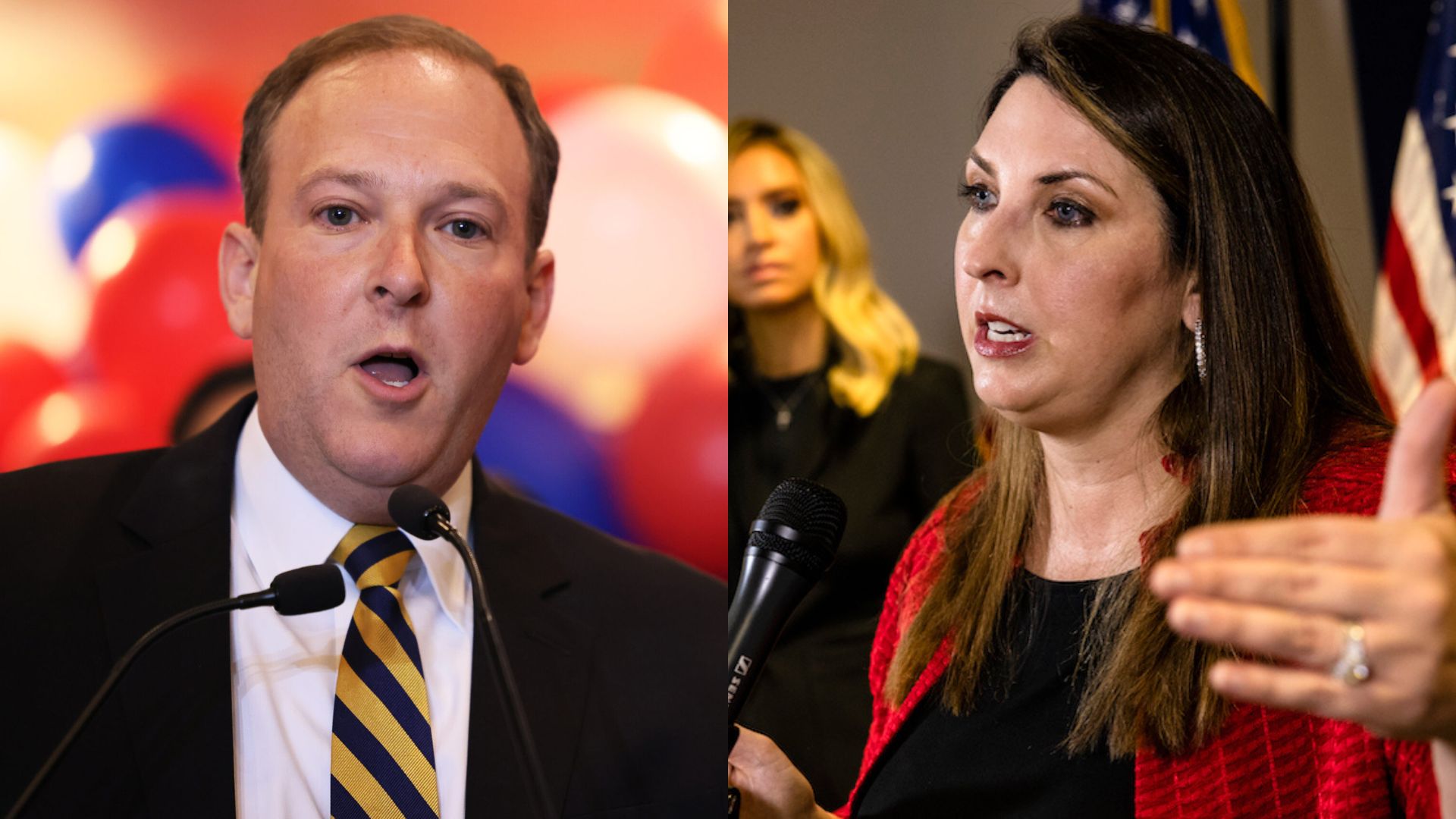 Lee Zeldin and Ronna McDaniel