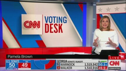 Pamela Brown Hosts CNN's Election Night Coverage