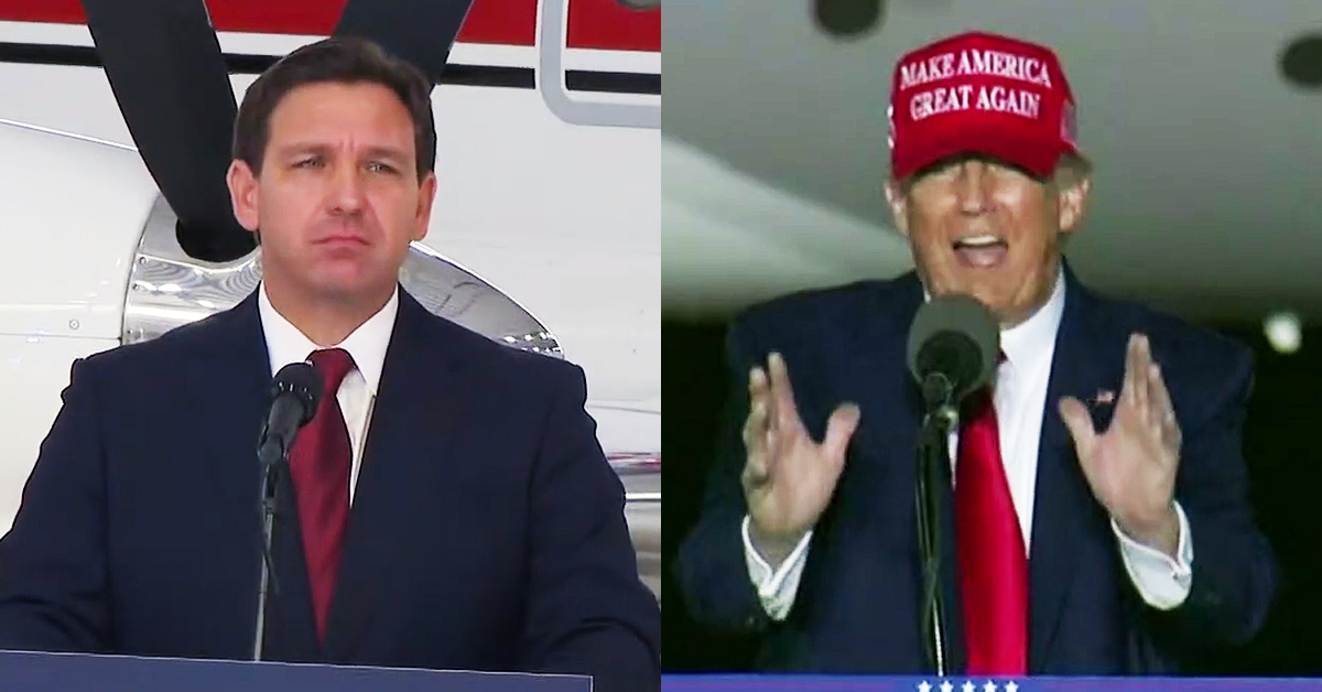 DeSantis v Trump 2024