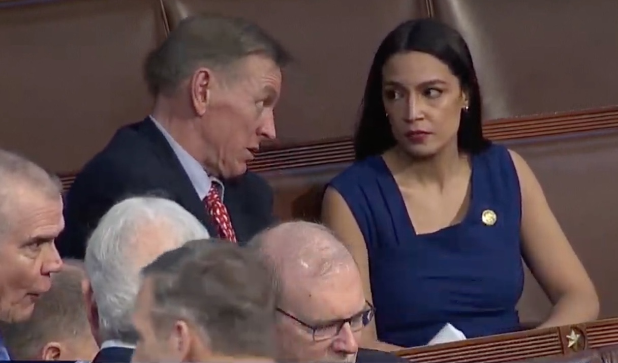 Here’s What AOC Was Discussing With Paul Gosar and Matt Gaetz on the House Floor