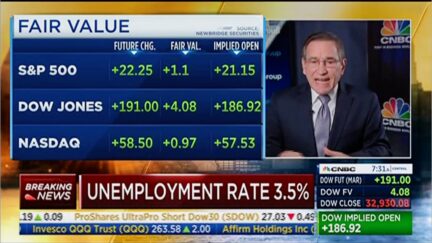'Unbelievably Good!' CNBC Anchor Gushes About Historically Low Unemployment in New Jobs Report