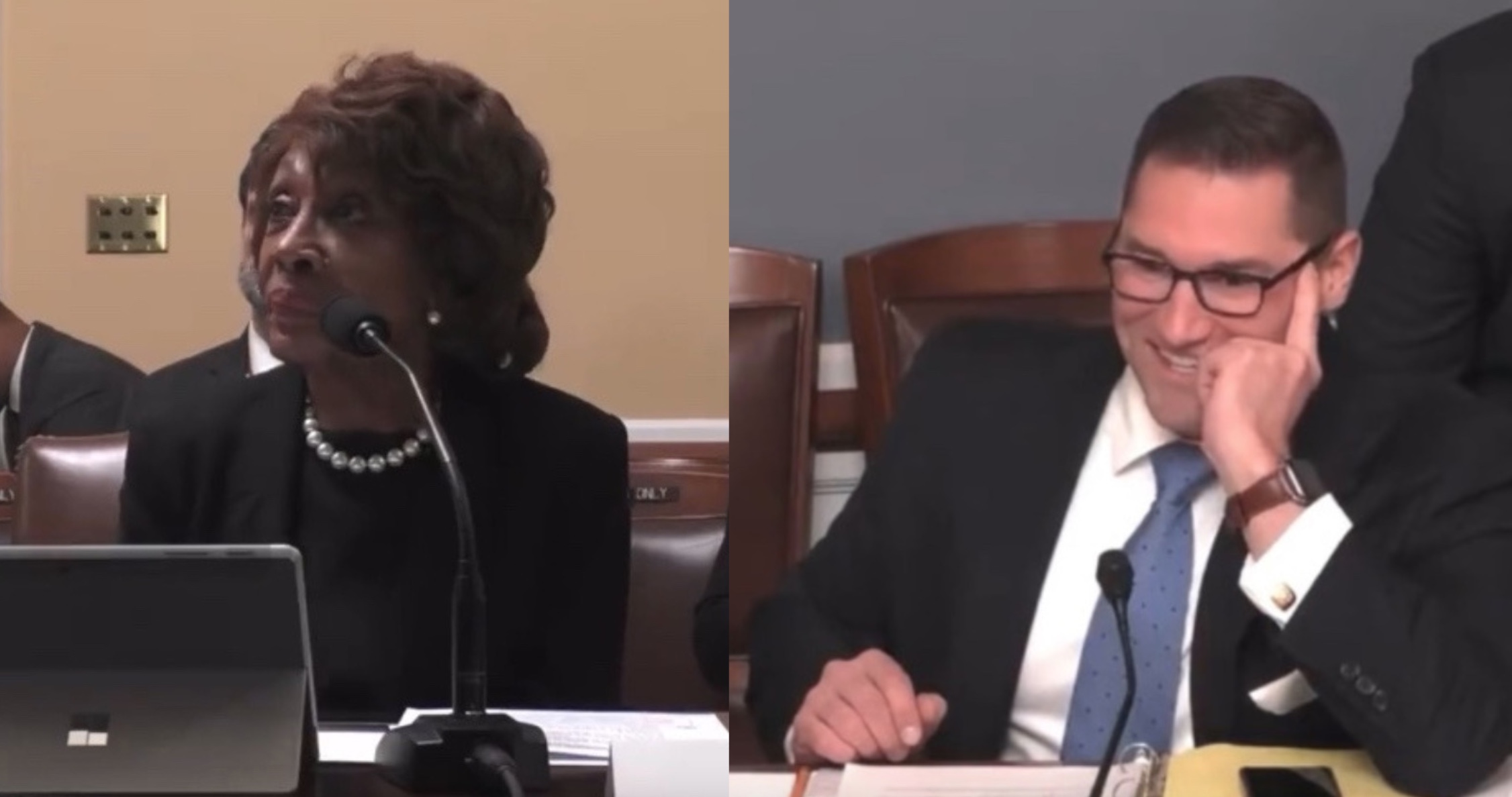 Maxine Waters answers Guy Reschenthaler